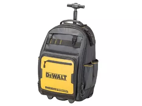 Рюкзак DEWALT с роликами, водоотталкивающий, пылеотталкивающий, прочный, для хранения, сумка для инструментов, ящик для хранения инструментов, сумка для инструментов, сумка для самостоятельного хранения DWST60101-1 чёрный