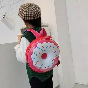 Рюкзак для детей с мультяшным принтом, милый пончик, сумка-яичная скорлупа, забавный детский рюкзак для детей в детском саду, рюкзак для мальчиков и девочек