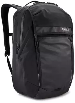 Рюкзак Thule Paramount Commuter для поездок на велосипеде, вместимость: 27 л, можно хранить ноутбук, в комплект входит дождевик, 3204731, черный