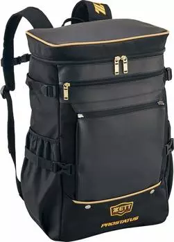 Рюкзак ZET Bag Prostatus, бейсбольный рюкзак, квадратный, BAP4021 ZETT, черный, длина 33 см x высота 53 см x ширина 20 см (1900)