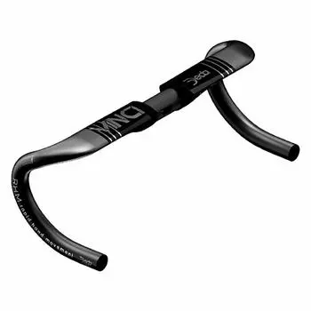 Руль DEDA VINCI RHM POB Drop из углеродного волокна UD RHM 130 мм 75 мм, полированный, черный, форма 31,7/440, цвет Drop Reach чёрный