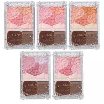 Румяна Canmake Glow Floor Cheek Powder 6,3 г, 17 Ichigo Milk Floor, 1 шт.