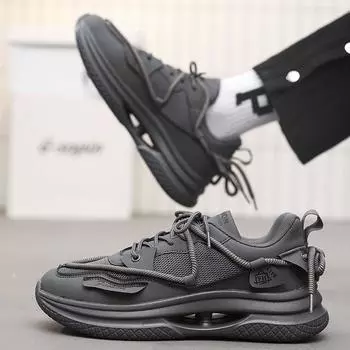 Running shoes men s trendy soft-soled sports shoes spring and summer new thick-soled wear-resistant and lightweight men s shoes breathable casual 39