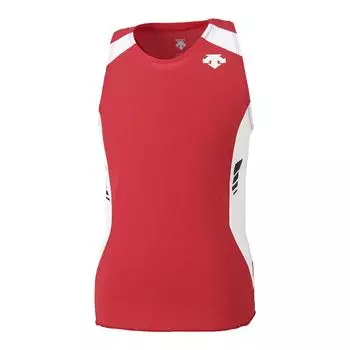 Running Track and Sweat Quick Releases from the Team RDWH O [DESCENTE] Shirt, Field, Sleeveless, Absorbent, Drying, Skin,