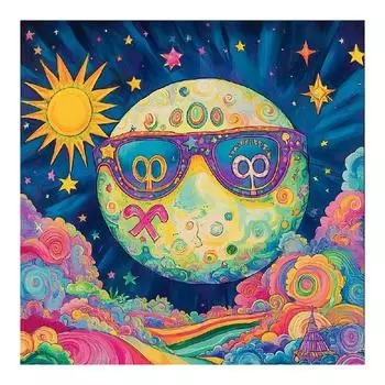 RUOPOTY Diy Painting By Numbers Colorful Sun Paint By Numbers For Adults Picture On Numbers Wall Art Canvas Diy Gift 40x40cm NO Frame