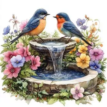 RUOPOTY Diy Painting By Numbers For Adults Kits Bird Animals Set Modern Wall Art Picture Drawing Coloring By Numbers For Home 40x40cm NO Frame
