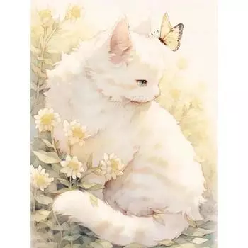 RUOPOTY Frame Diy Painting By Numbers For Adults Cats Animals Wall Art Picture Paint On Canvas Handpainted For Home Decors 40x50cm NO Frame