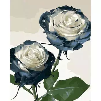 RUOPOTY Schilderen Door Number Rose Tekening Op Canvas Handgeschilderd Art Gift Diy Photo S Door Number Bloem Наборы домашнего декора