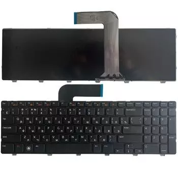 Русская клавиатура для ноутбука Dell Inspiron 15R N5110 M5110 N5110 M511R M501Z черный чёрный