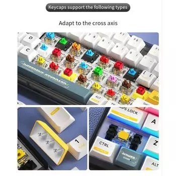 Русский набор колпачков XDA Profile PBT для механических клавиатур Cherry MX Switches 61/64/68/75/87/98/104/108 A