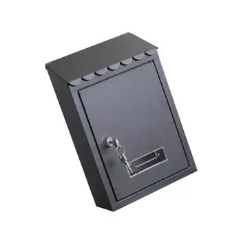 Нержавеющий почтовый ящик 22x6.5x30см настенный почтовый ящик безопасный чехол