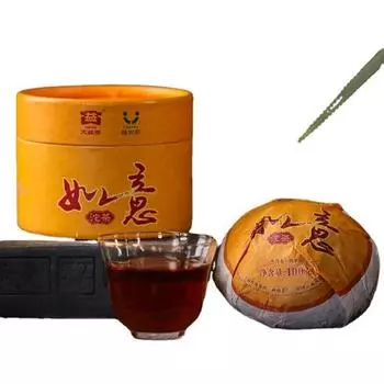 RUYI Tuocha Premium MengHai Dayi TAETEA Спелый чай Пуэр 100г Пуэр Туо Ча