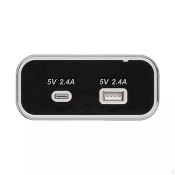 USB-розетка для автофургона, интеллектуальная защита, компактное автомобильное зарядное устройство для морской лодки AC4.8A