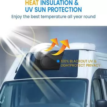 RV Vents Skylight Insulator Cover Waterproof Blackout Covers For Campers Travel Trailers Foldable Sun Shade 41*41cm L3C9