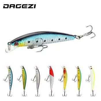 Рыболовная приманка Minnow 8 г/8,7 см, 1 шт., плавающая искусственная приманка, басовые воблеры, жесткие искусственные приманки Isca