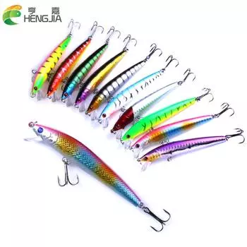 Рыболовная приманка жесткая Minnow 9,5 см 8,5 г Воблеры Crankbait щука карп окунь рыболовные снасти для дайвинга 0,6-1,2 м