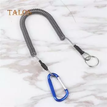 Рыболовный талреп TALOS с карабином чёрный