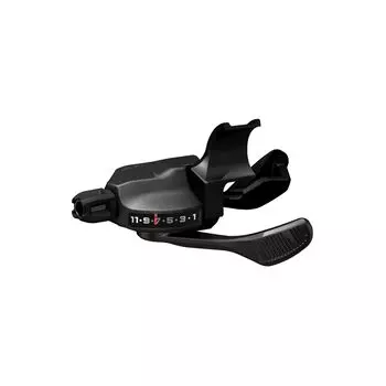 Рычаг переключения передач SHIMANO CUES, только правый, 11-скоростной, оптический дисплей передач, характеристики ISLU800011IRAP SL-U8000-11R I-SPEC