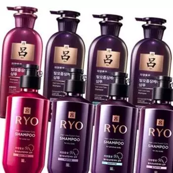 Ryo Jayangyunmo Hair Loss Symptom Care Shampoo Hair Loss Care Rinse Шампунь Ryo Jayangyunmo Hair Loss Shampoo 400 мл Ji Seong-yong