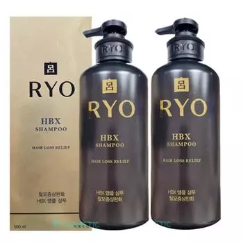 Ryo Luxury HBX Ампульный шампунь 500 мл (2 x)