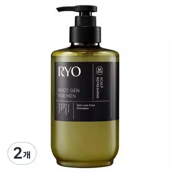 Ryo Men s Rootgen Mildly Acidic Protein Scalp Hair Loss Shampoo Bergamot & Lavender Fragrance, 2, 515ml