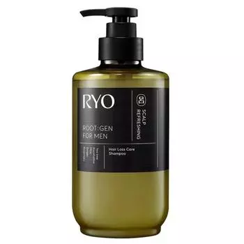 Ryo Men s Rootgen Mildly Adic Protein Шампунь против выпадения волос на коже головы с ароматом бергамота и лаванды, 1 шт., 515 мл