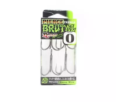 Ryugi HPB074 Pierce Brutal Тройные Крючки Размер 0 (8337)