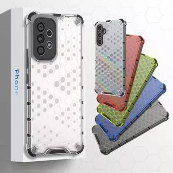 S10 E S20 S21 Plus Ultra Armor Airbag Защита от падения Чехол для Samsung Galaxy A12 A13 A22 A23 A32 A33 A52 A52S A53 A72 A73 5G 4G For S10 чёрный