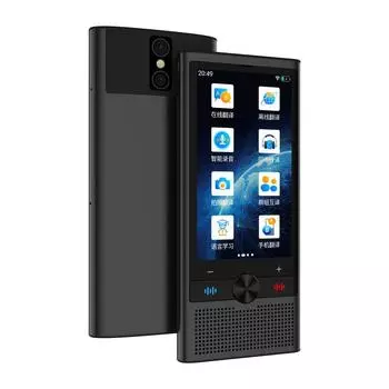 S10 Voice Translator 4G Network Chat GPT Многоязычное интеллектуальное устройство для перевода в реальном времени для путешествующих по всему миру учащихся чёрный
