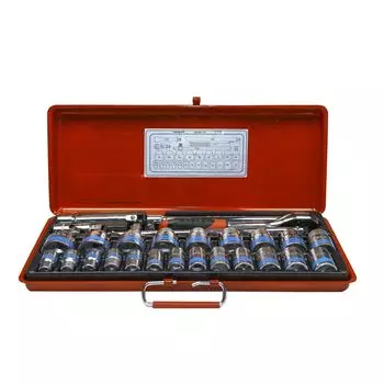 S11H 1/2-Inch Square Drive Socket Set Hand Tools for Professionals (Pack of 1)