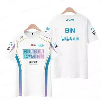 S14 LPL League of Legends World Finals BLG Esports Professional League Training Uniform BIN Jersey 3D Printed T Shirt S