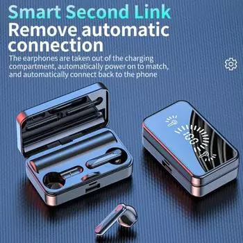 S20 Tws Беспроводная Bluetooth-гарнитура Hi-Fi Стерео Спортивные игровые Водонепроницаемые наушники Слух Беспроводная Bluetooth-гарнитура fone чёрный