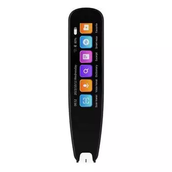 S6 Pro Smart Voice Scan Translator Pen MultifunctionTranslation Real Time 131 Languages Translator Business Dictionary Pen чёрный