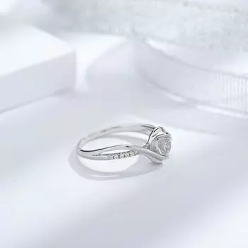 Кольцо S925 Silver Angel s Eye, женское, нишевое, дизайн, поворотная рукоятка, бриллиантовое кольцо, легкое, роскошное, модное, индивидуальное, платиновое обручальное кольцо No. 5