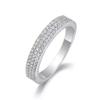 S925 Silver Elegant Ring Women S Niche, Ring Moissanite Ring Mido No. 5