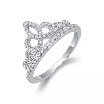 S925 Silver Ring With Moissanite Closed Ring Beauty 5