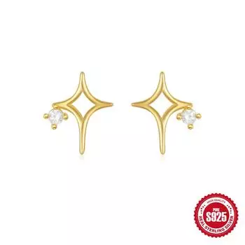 S925 Sterling Silver Stud Earrings Women S Simple Earrings Women S Small Bow Rose Niche Light Luxury Sterling Silver Earrings 925 Silver
