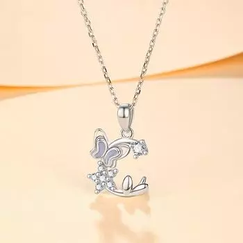S925 стерлингового серебра Light Luxury Minority Design Clavicle Chain XINGX Подвеска Ожерелье 925