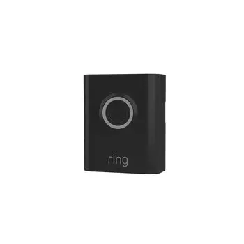 Съемная лицевая панель для дверного звонка Ring, гладкая, черная