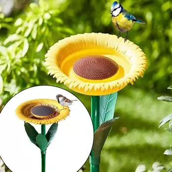 Съемная уличная кормушка для птиц подсолнечника Кормушка для птиц подсолнечника украшение сада