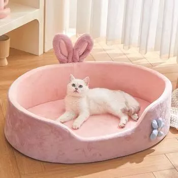 Съемный мягкий теплый диван для кошек, мягкая теплая будка для собак, теплая корзина для собак, зимняя теплая кровать для собаки, весна