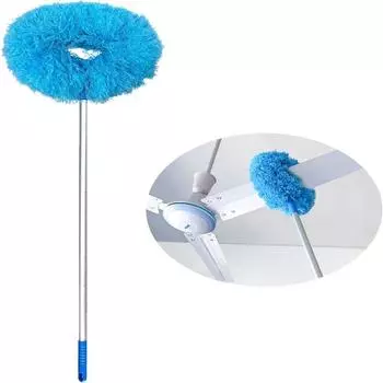 Съемный потолочный вентилятор Duster с удлинительной ручкой Тряпка из микрофибры Очиститель потолочного вентилятора для дома