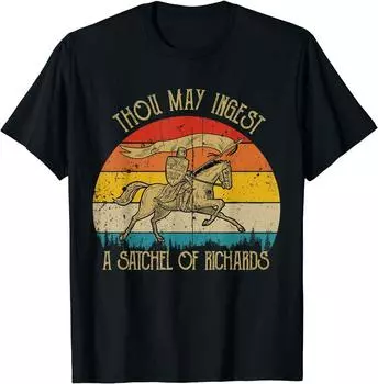 Съешьте сумку D, вы можете проглотить унисекс-футболку Satchel Of Richards S