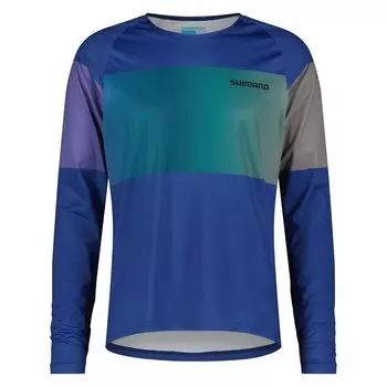 S Estimated Parco print jersey mirror navy [SHIMANO] (European size) height 167-173cm