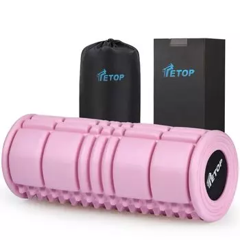 с гарантией 5 лет TETOP Foam Roller миофасциальный релиз ролик растягивающий ролик небьющийся твердый тонкий легкий палка для йоги упражнения тренировки 500 г 500 кг
