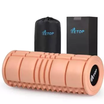 с гарантией 5 лет TETOP Foam Roller миофасциальный релиз ролик растягивающий ролик небьющийся твердый тонкий легкий палка для йоги упражнения тренировки 500 г 500 кг