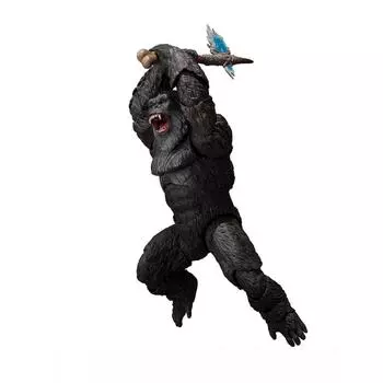 С.Х.. Monster Arts Kong КОНГ ИЗ ГОДЗИЛЛЫ x КОНГ: НОВАЯ ИМПЕРИЯ (2024) Годзилла х Конг Новая Империя примерно. Подвижная фигура, окрашенная в цвет АБС и ПВХ, 145 мм.