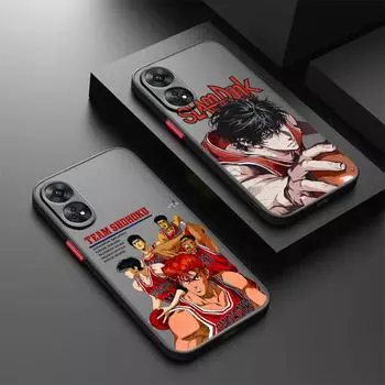 S-lam D-unks анимация для OPPO Reno 8T 8 7 6 5 ZF SE Pro Plus Lite TPU противоударный матовый полупрозрачный чехол для телефона Reno 6 Pro 5G