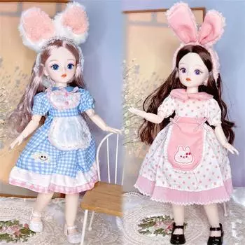 с одеждой куклы BJD 3D глаза съемные суставы кукла мини куклы имитация глаз шарнир кукла детская игрушка
