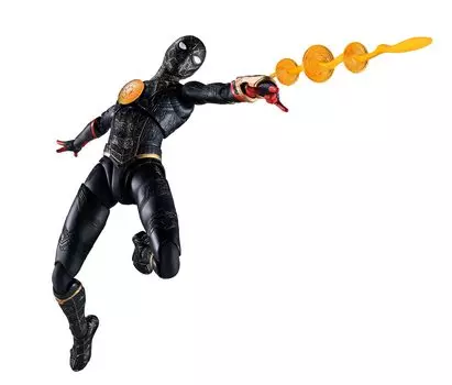 [С первым бонусом производителя] SHFiguarts Spider-Man [Черно-золотой костюм] (Человек-паук: Нет пути домой) приблизительно. Подвижная фигура, окрашенная в цвет АБС и ПВХ, 150 мм.